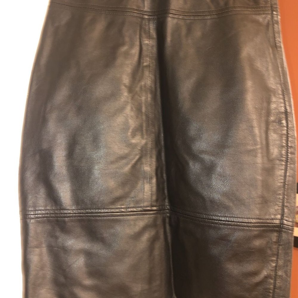 NWT H&M Black Leather Skirt